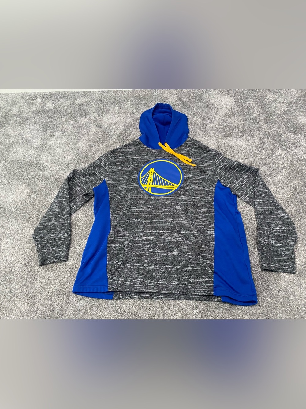 Golden State Warriors Majestic Big Logo Fanatics Hoodie Sweatshirt Size 2XL